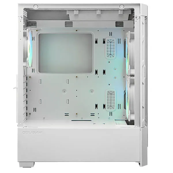 Cougar DuoFace RGB Tempered Glass Left Side Panel - White