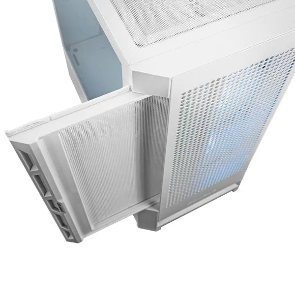 Cougar DuoFace RGB Tempered Glass Left Side Panel - White