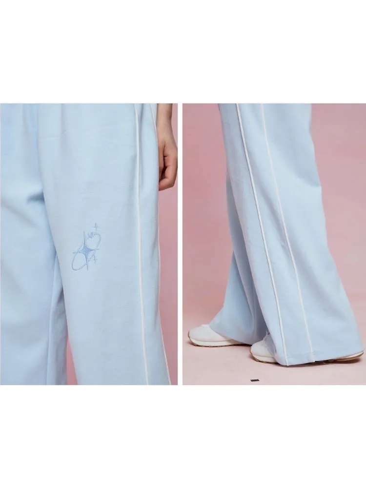 Cut Off Shoulder Sleeveless Top Casual Pants Sweatshirt Three Piece Set【s0000007863】