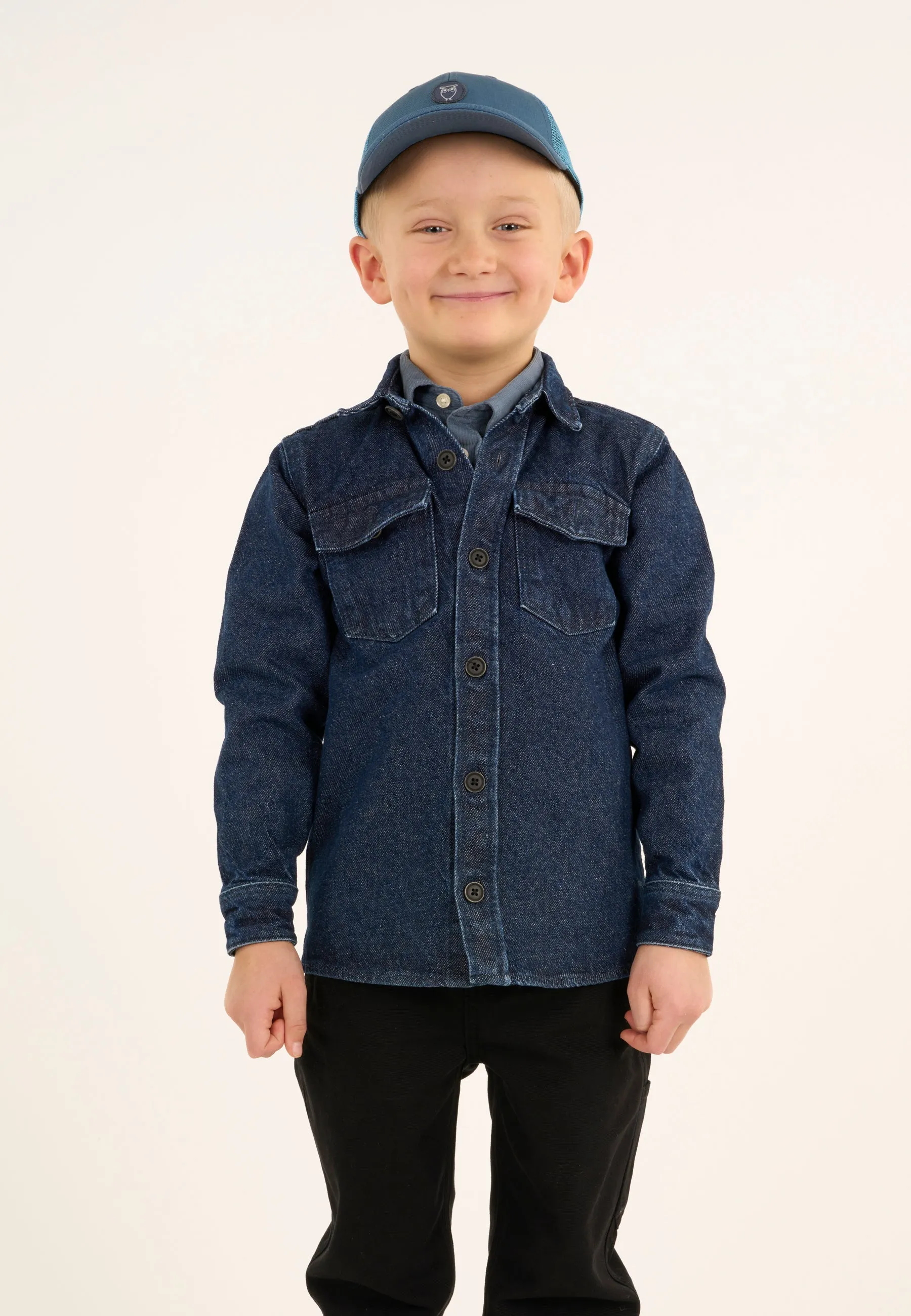 Denim overshirt REBORN™ - Classic indigo