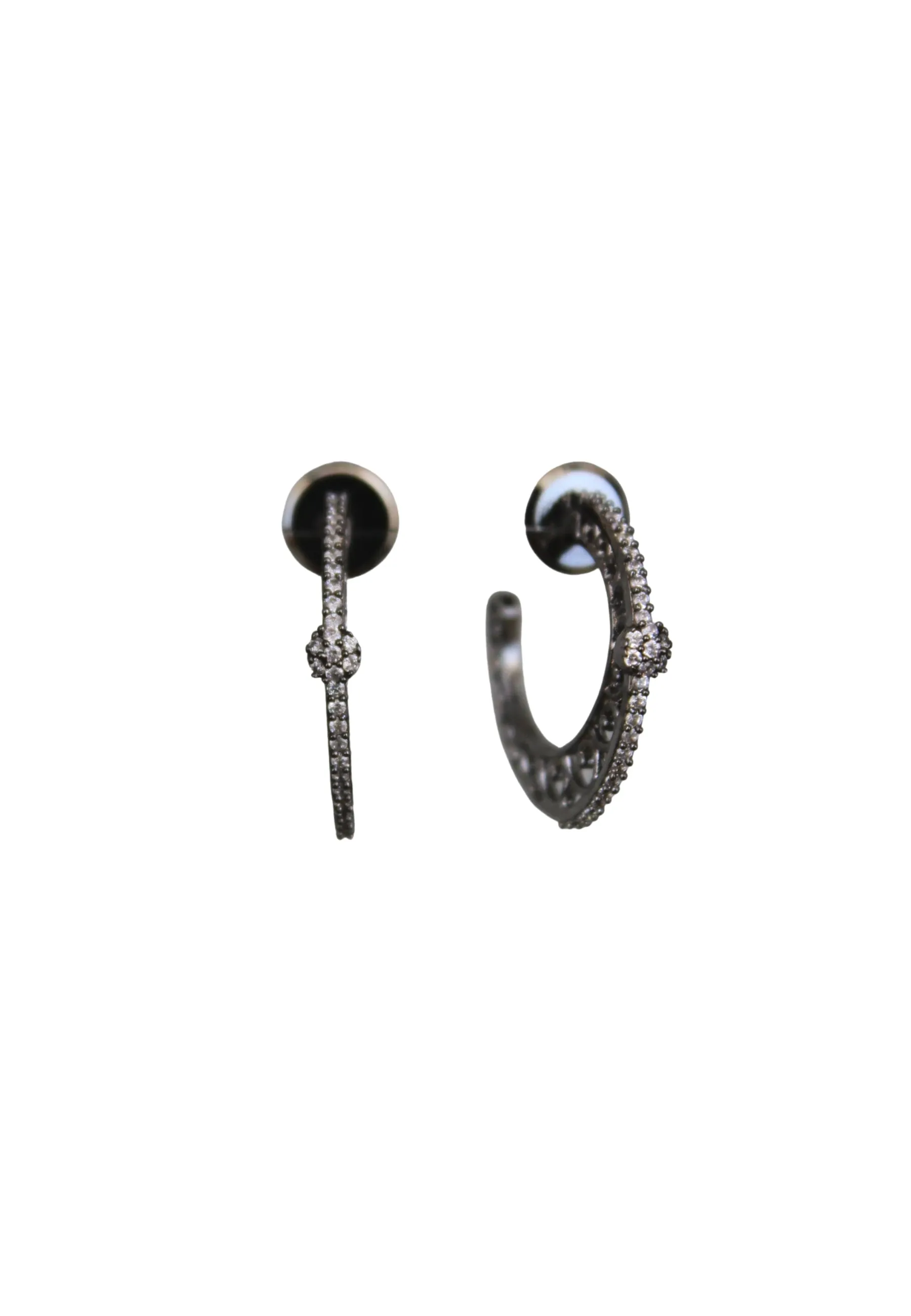 Diagonal Hoop Earrings