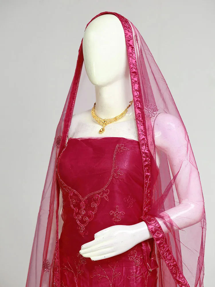 Elegant Semi-Stitched Thread Work Wedding Lacha - Just ₹999! 🌟