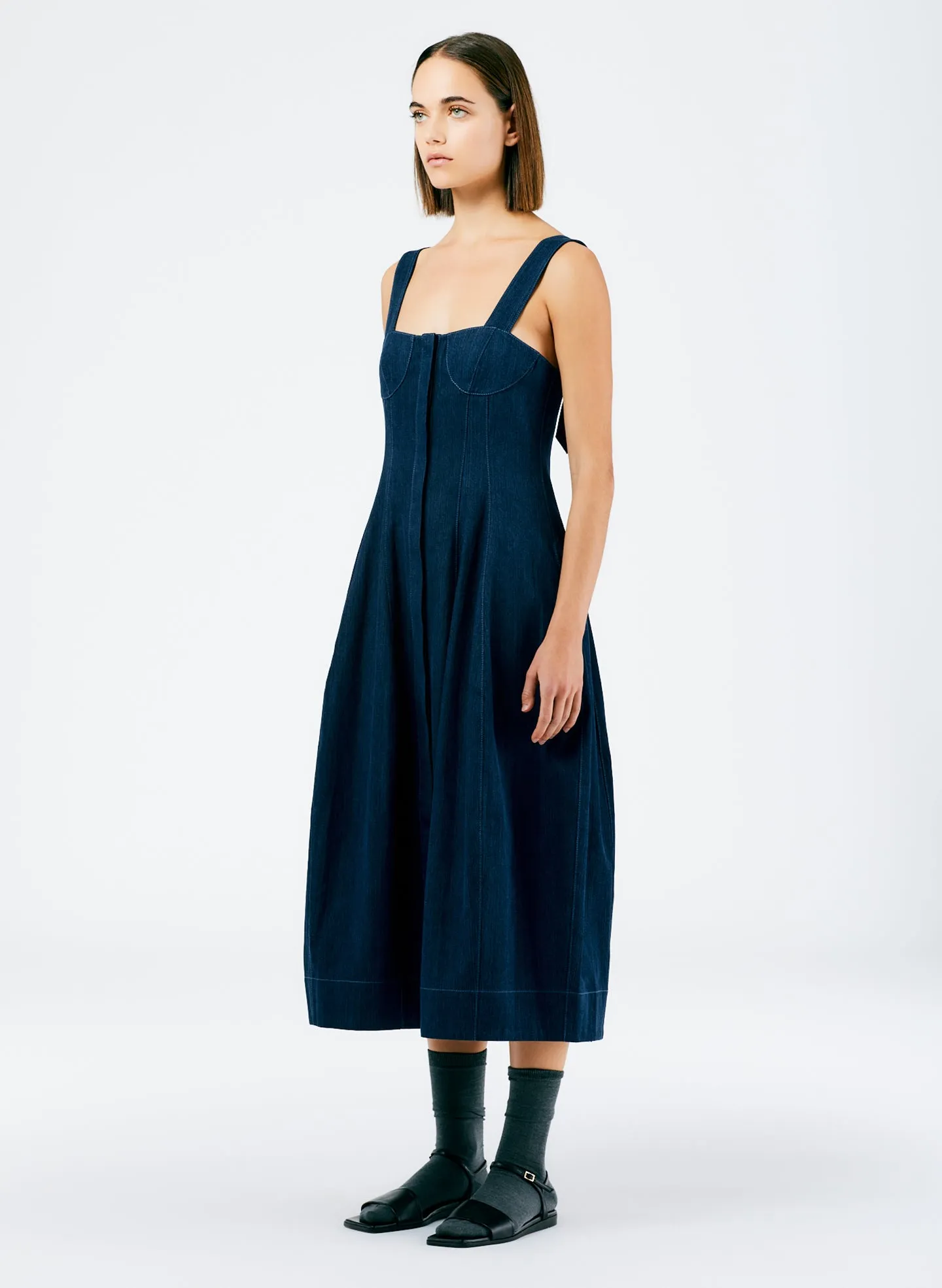 Enzyme Washed Summer Denim Dress