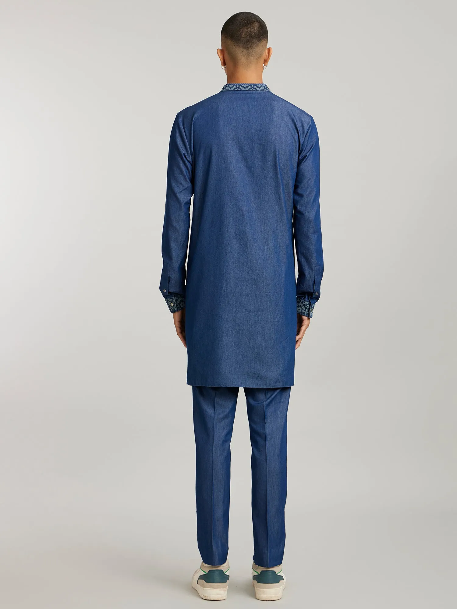 Etched Kurta Set - Austin