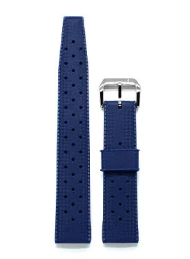 Evant Blue Tropic Rubber Strap