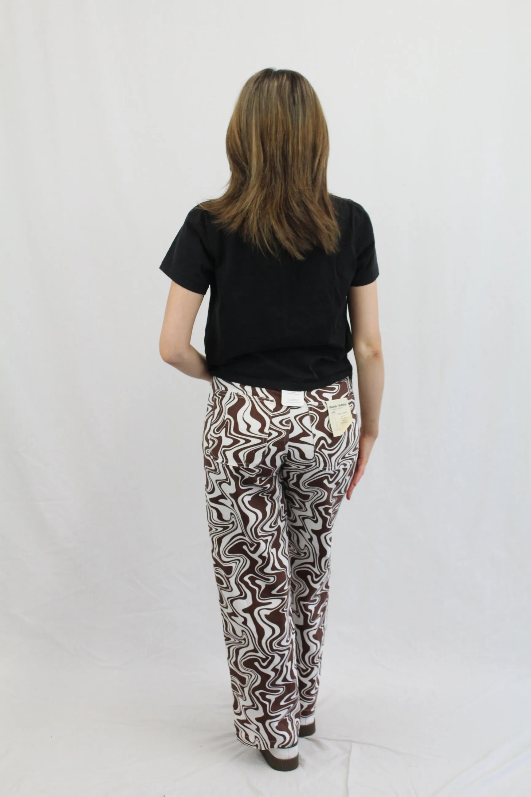 Ghanda - Mud Pool Swirl Pants NWT