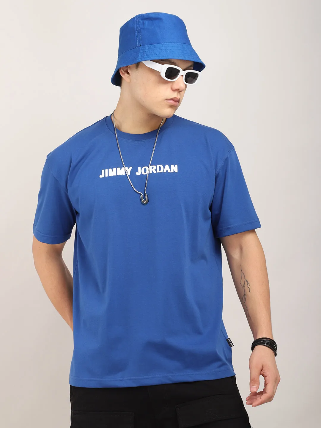 Good Oversized Royal Blue T-Shirt