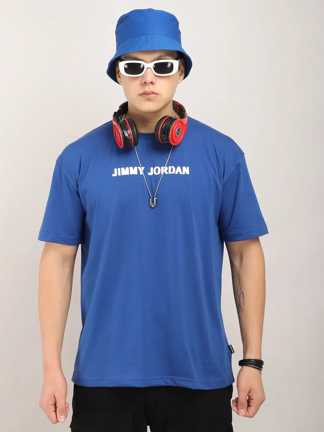 Good Oversized Royal Blue T-Shirt