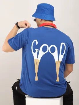 Good Oversized Royal Blue T-Shirt