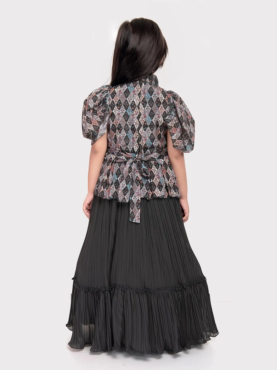 Gray Coloured Imported Gown For Girls\ Birthday Party Gown For Girls