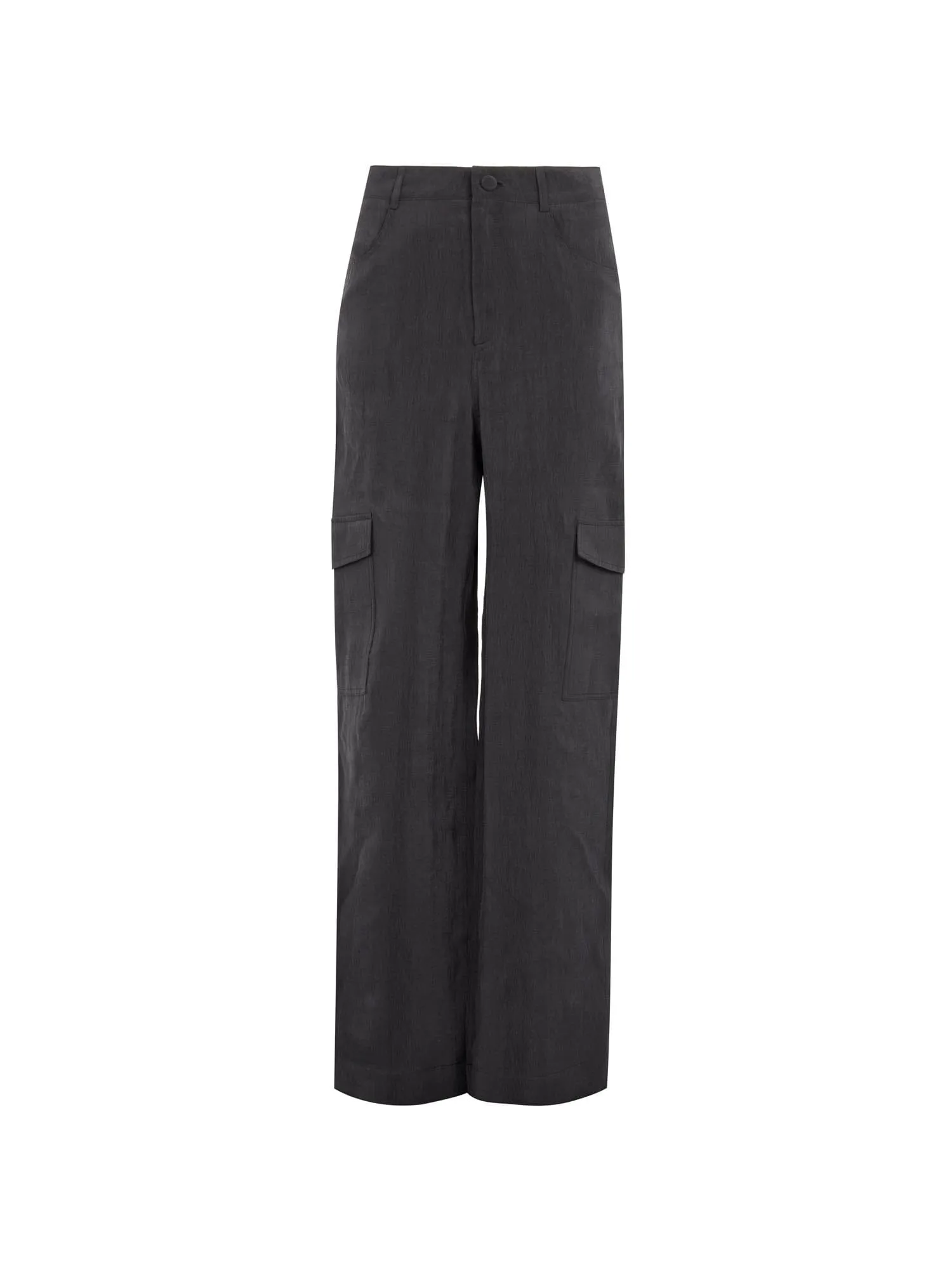 HEALY - Pantalon cargo en bio tencel FSC Noir