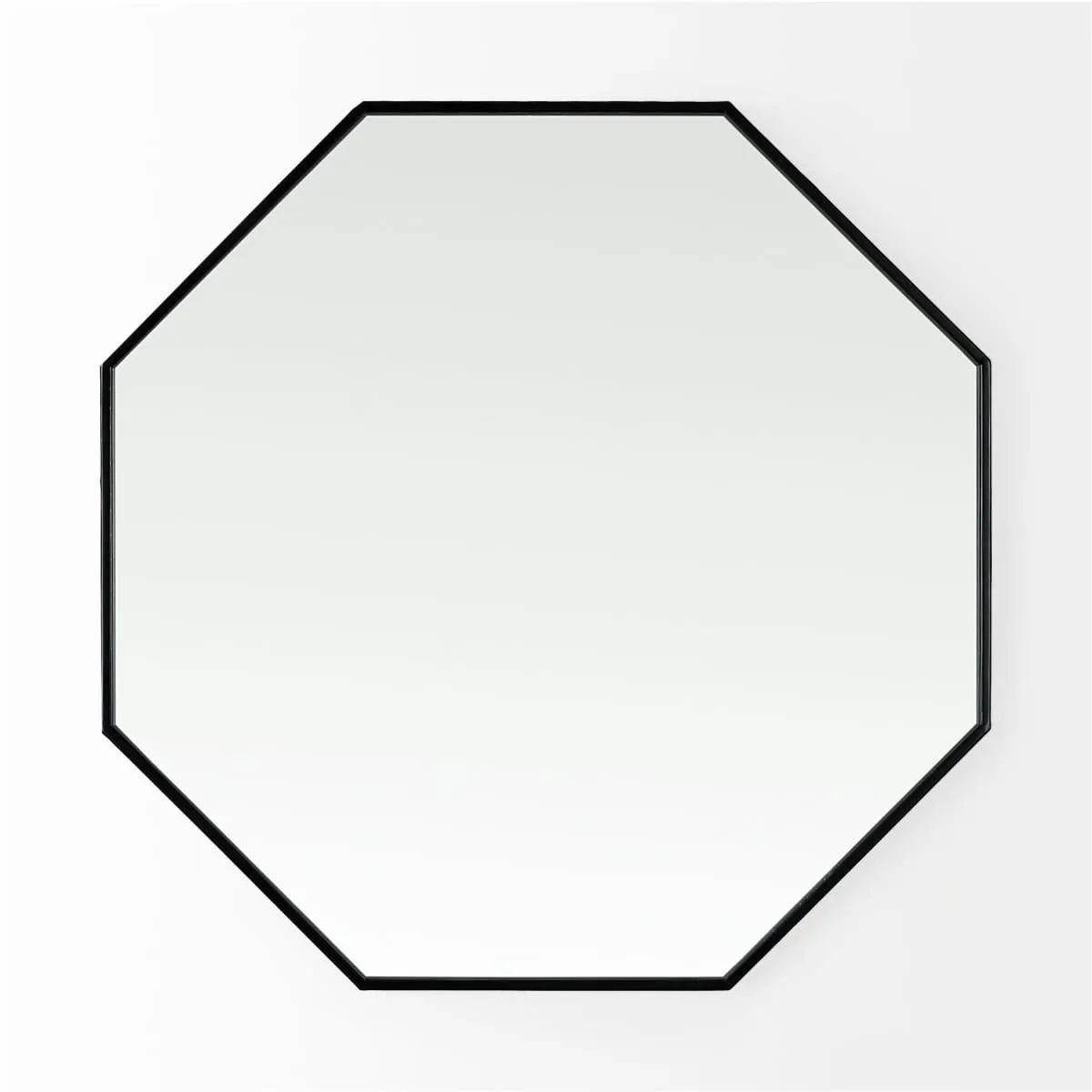 Helix Wall Mirror Black Metal | 37"