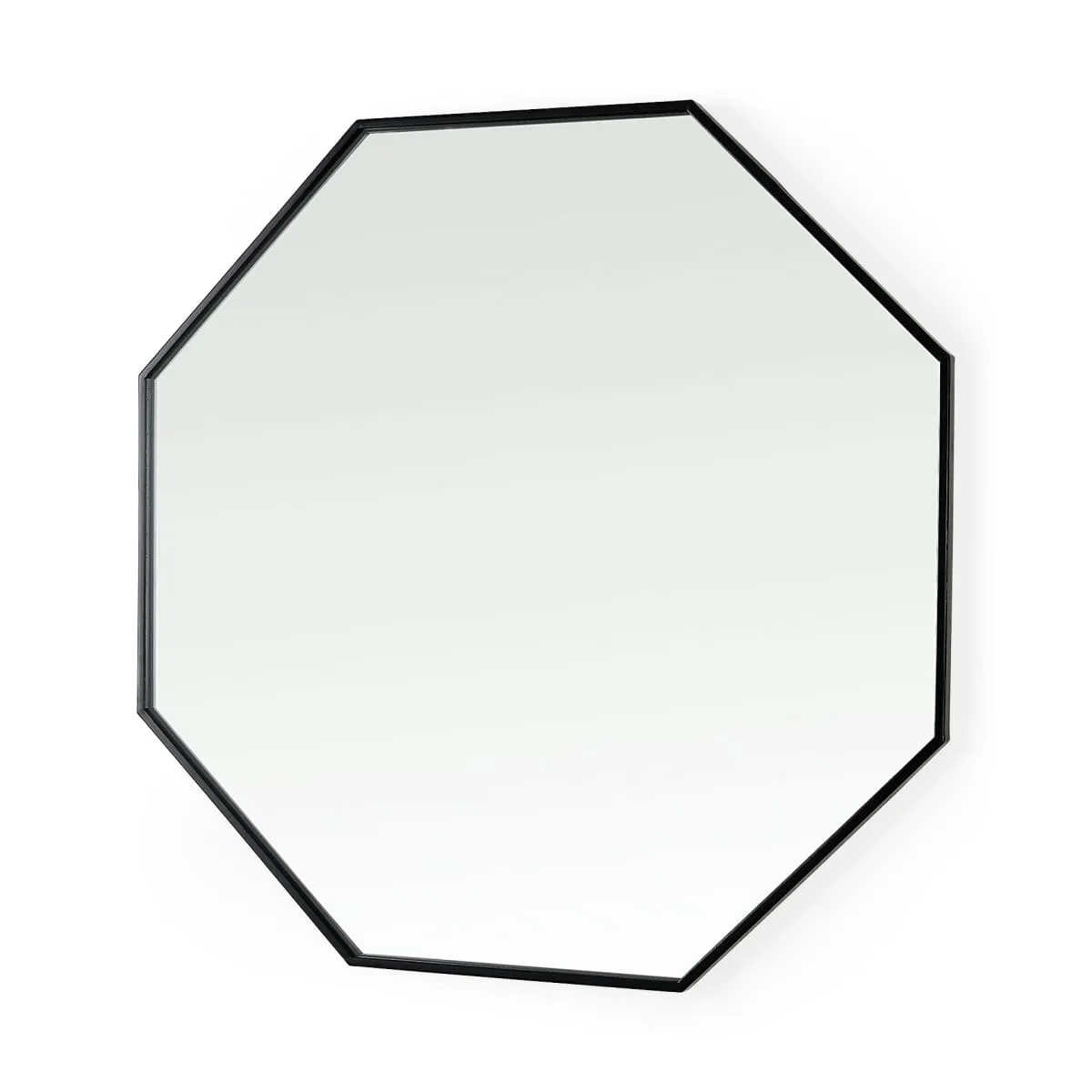 Helix Wall Mirror Black Metal | 37"