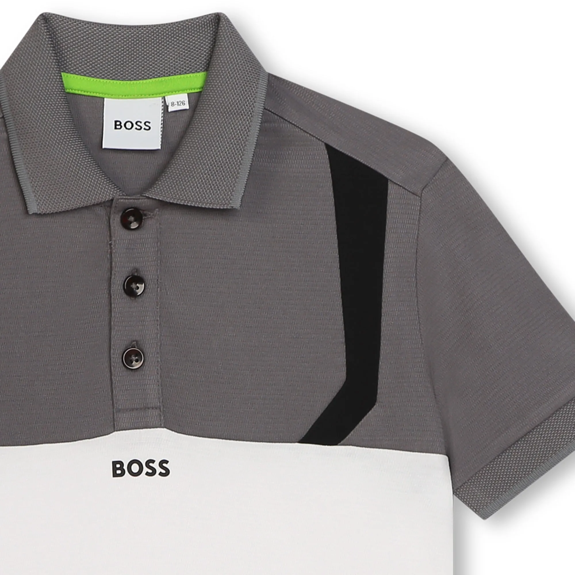 Hugo Boss Boys Grey Polo
