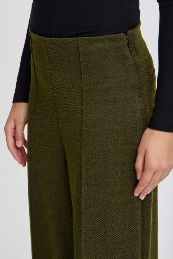 ICHI - IHKATE JACQUARD TROUSERS - 20121602