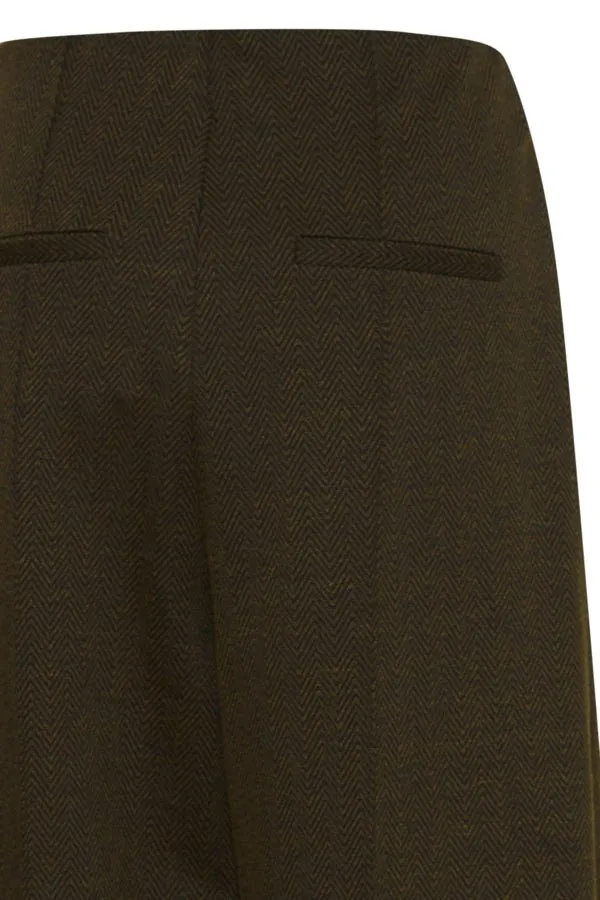 ICHI - IHKATE JACQUARD TROUSERS - 20121602