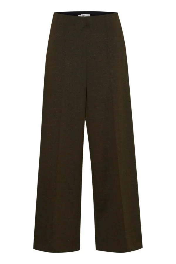 ICHI - IHKATE JACQUARD TROUSERS - 20121602
