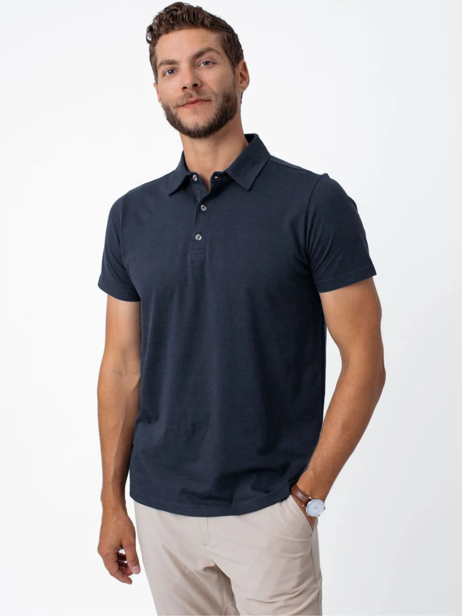 Indigo Blue Torrey Polo