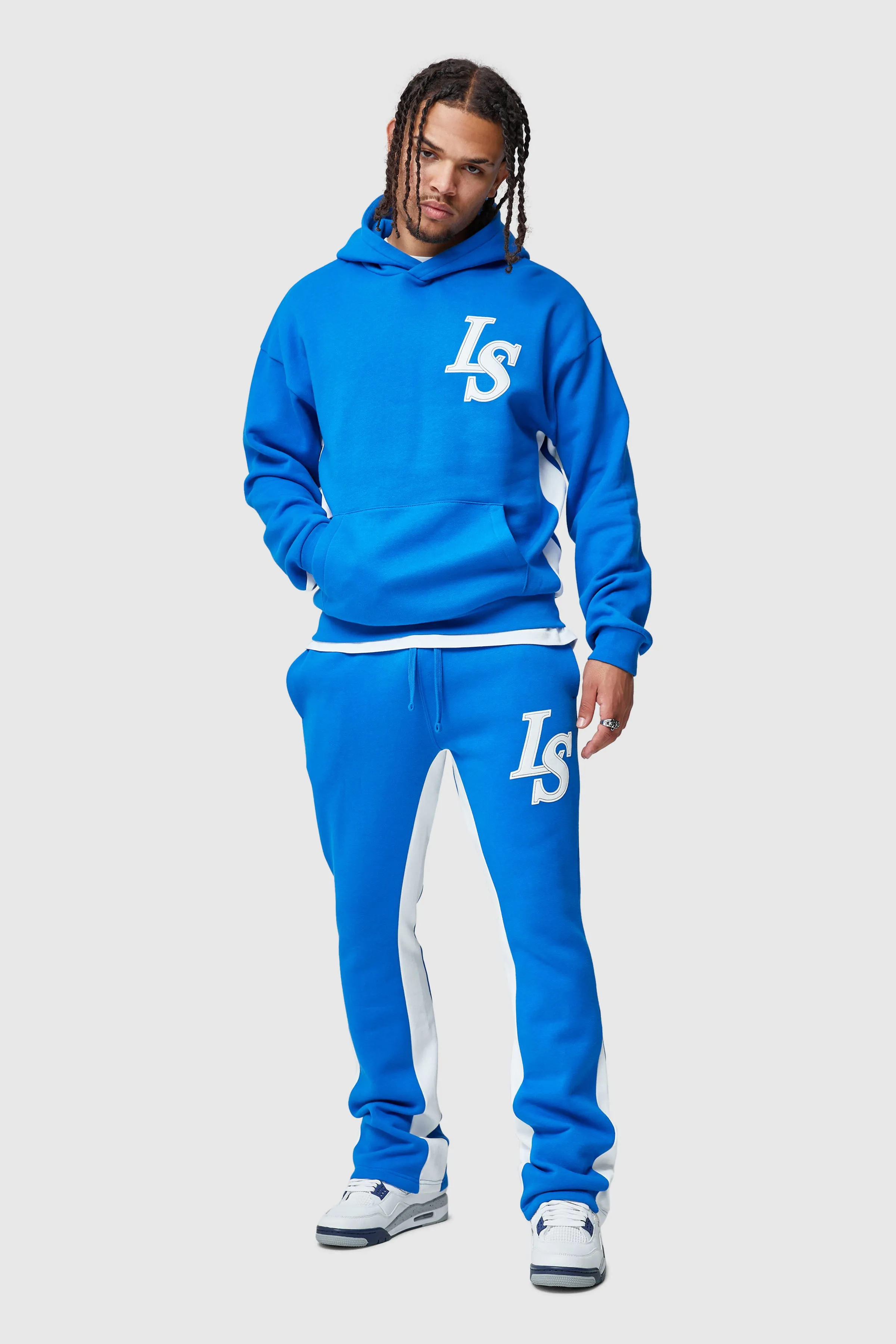 INITIAL HOOD - COBALT