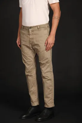 John Coolchinos pantalone chino uomo in gabardina Logo Limited Edition carrot fit ①