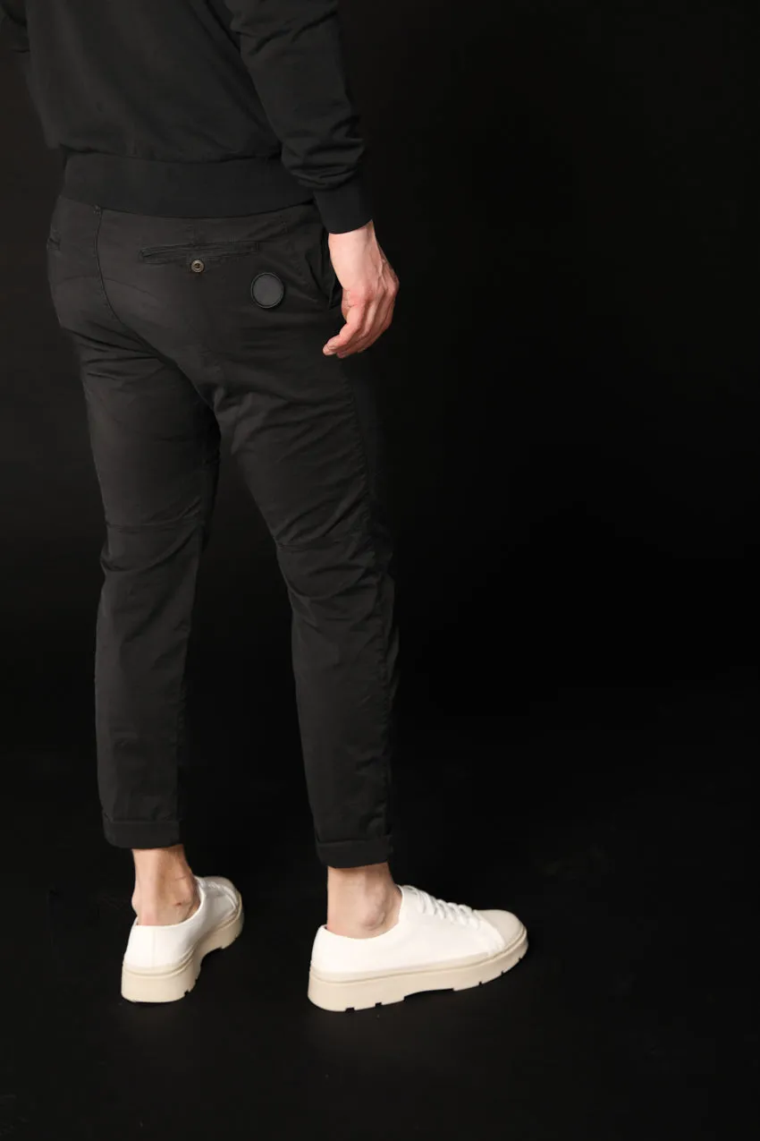 John Coolkhinos pantalone chino uomo in twill stretch limited edition carrot fit ①