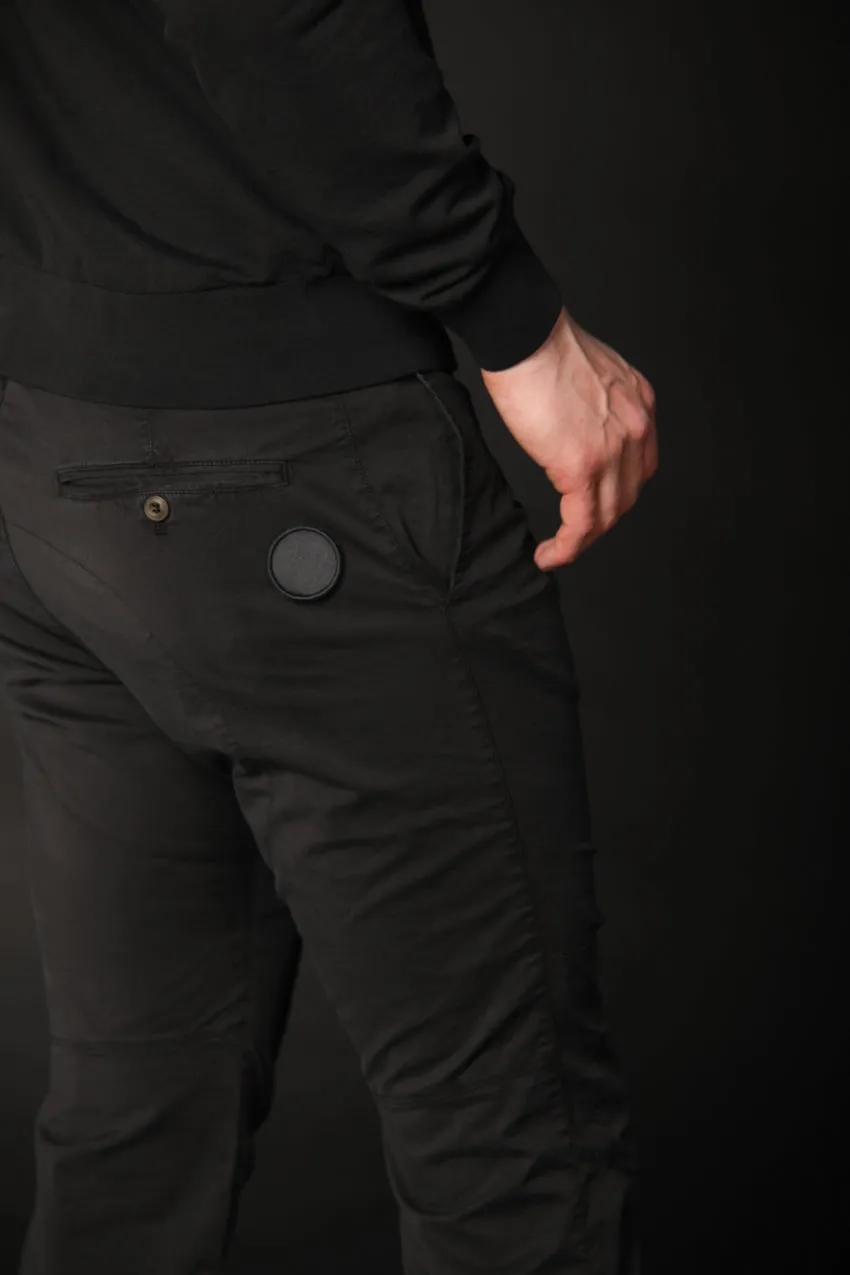 John Coolkhinos pantalone chino uomo in twill stretch limited edition carrot fit ①
