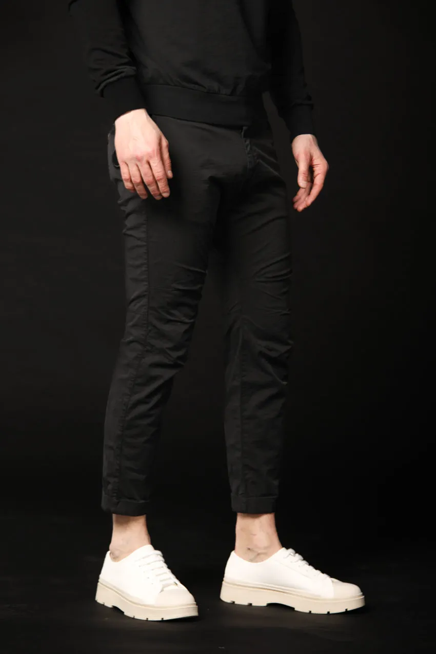 John Coolkhinos pantalone chino uomo in twill stretch limited edition carrot fit ①