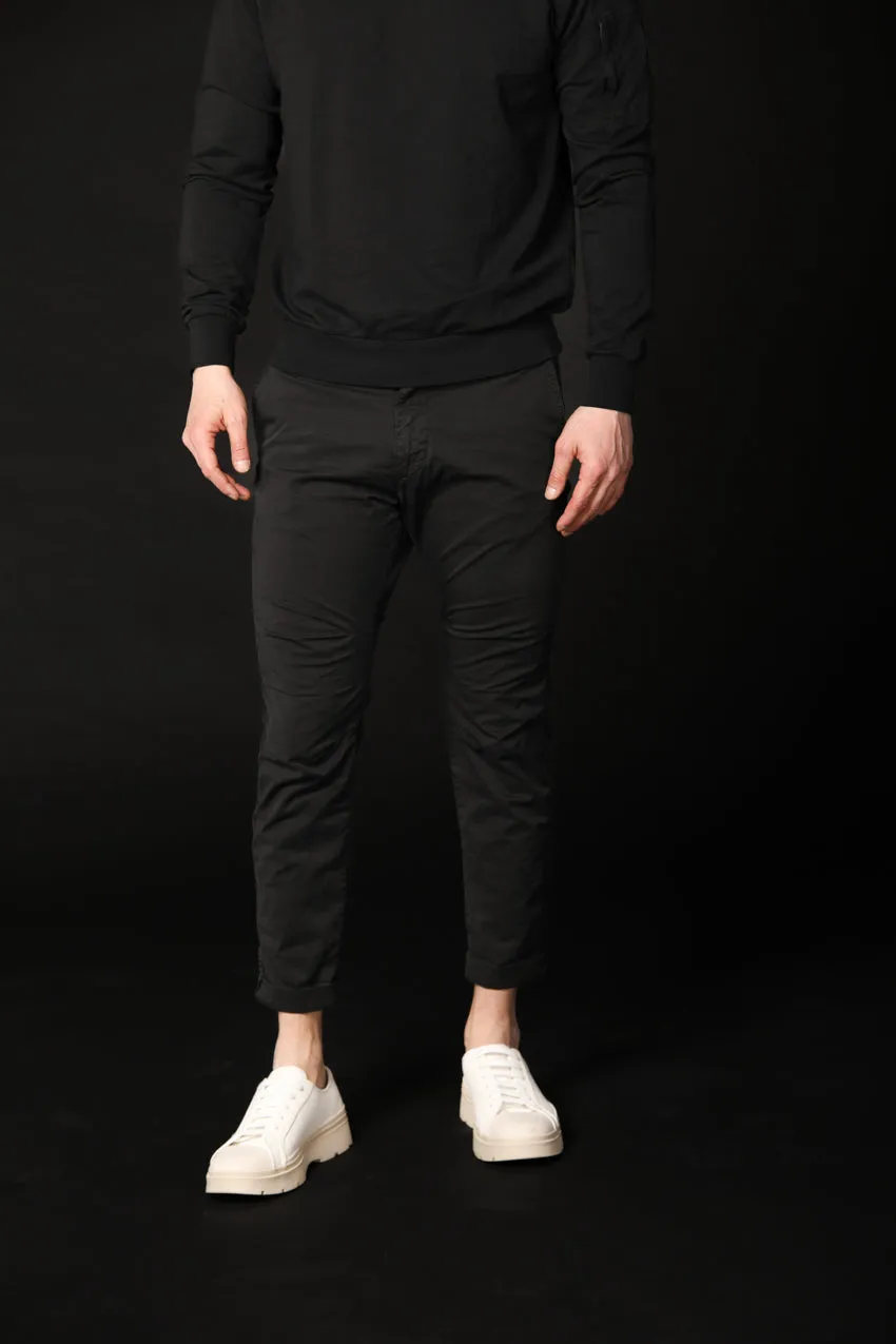 John Coolkhinos pantalone chino uomo in twill stretch limited edition carrot fit ①