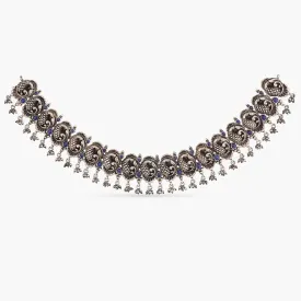 Kairav Short Silver Necklace