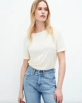 KUYICHI Olivia t-shirt off white melange women