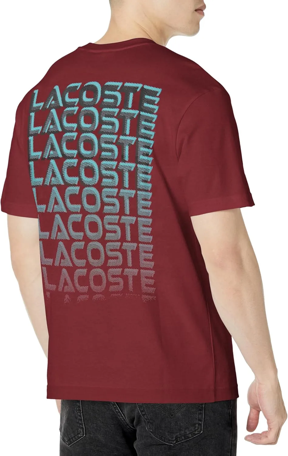 Lacoste Men's Printed Heavy Cotton Jersey T-Shirt