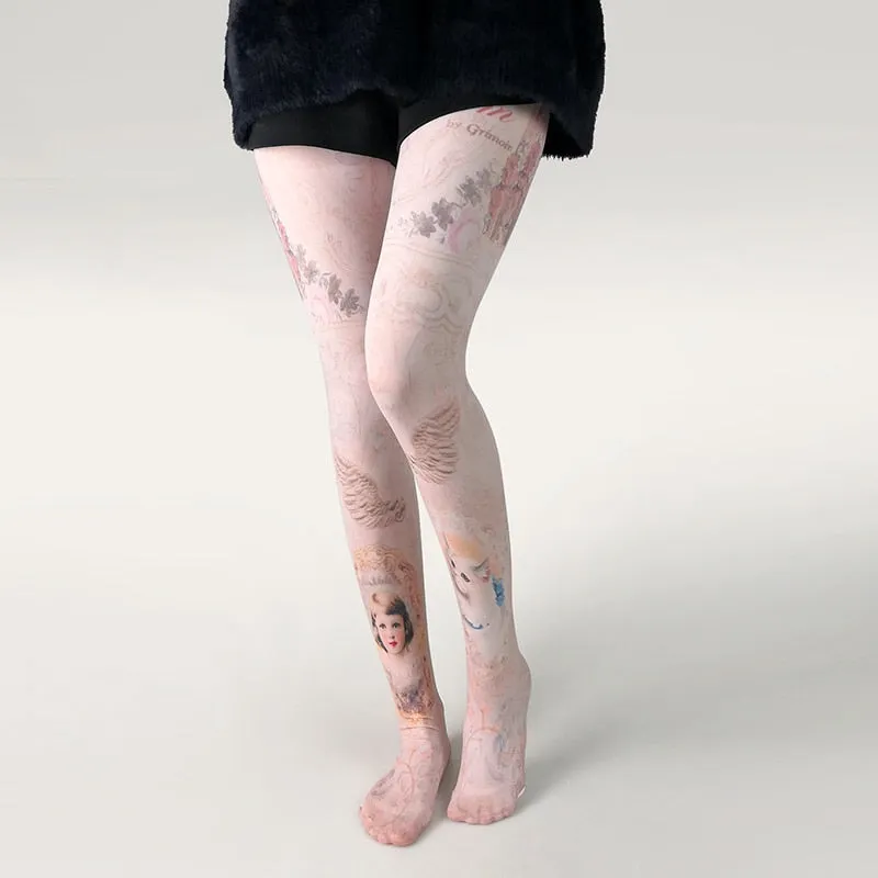 Legs- the Novelty Print Tights Collection 12 Styles