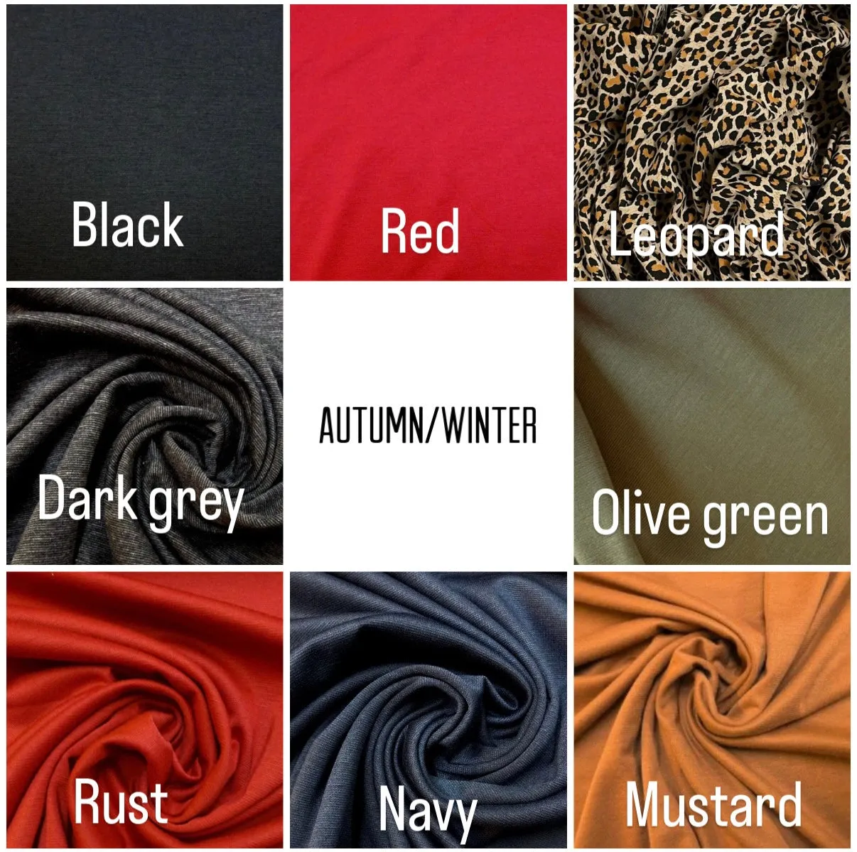 Made To Order: SMALL KNOT 1940s Pre-tied Stretchy Turban in 8 Colours: red, black, leopard, olive green, mustard, rust, grey & navy.