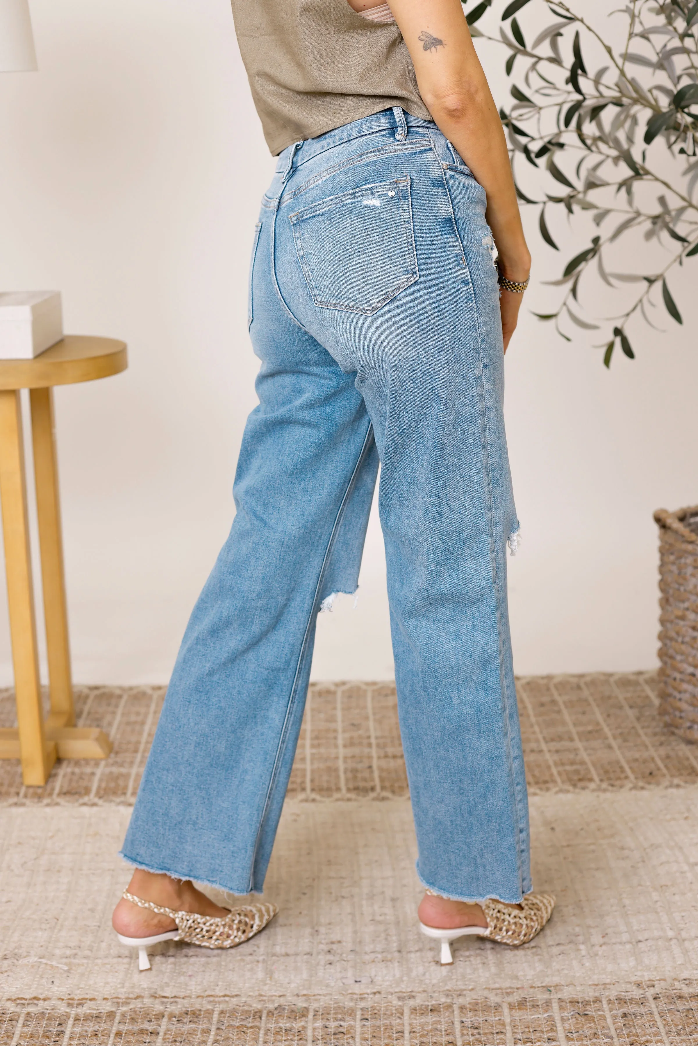 Mica Denim - Stretch Armstrong Wide Leg Jeans (0-15)