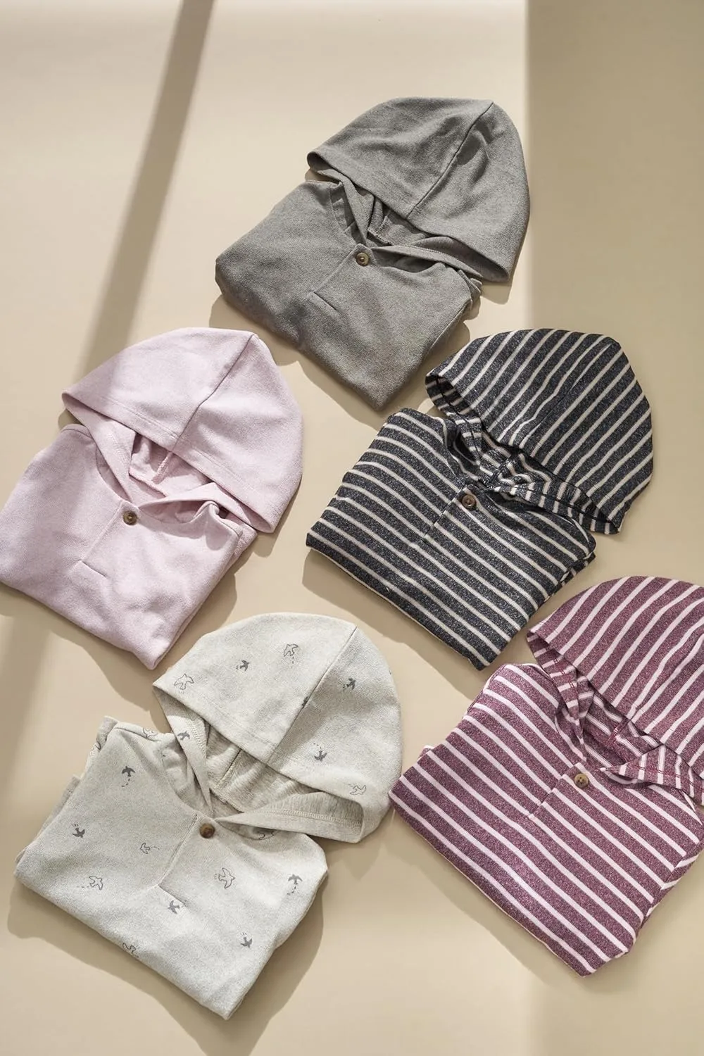 Modern Moments by Gerber Baby Hooded Hacci Top and Pant Set