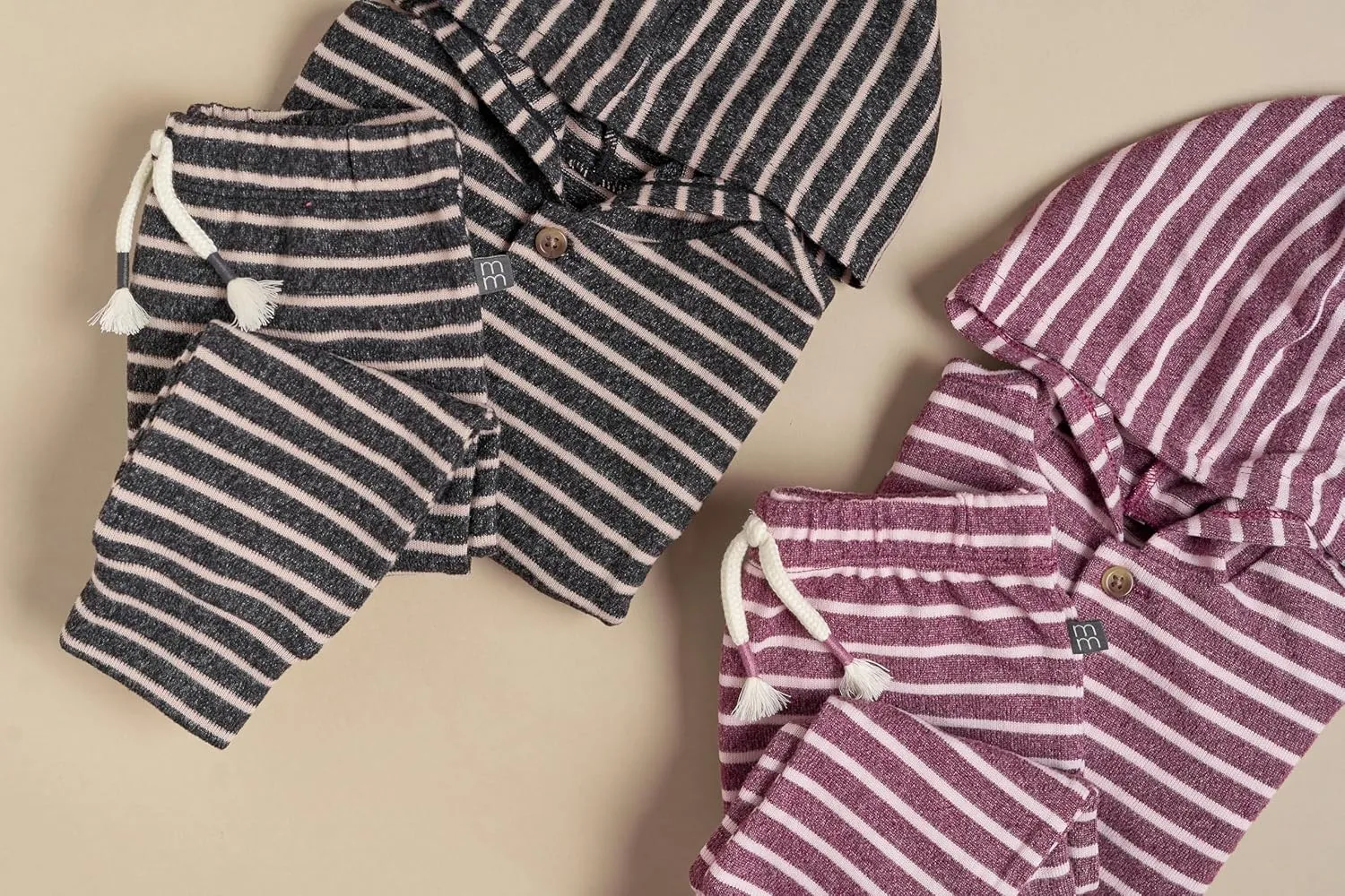 Modern Moments by Gerber Baby Hooded Hacci Top and Pant Set