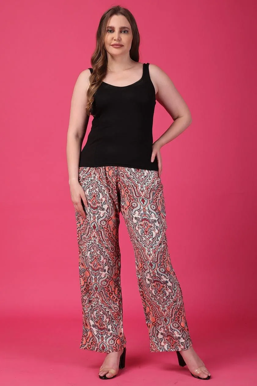 Multicolored Ethnic Printed Pants