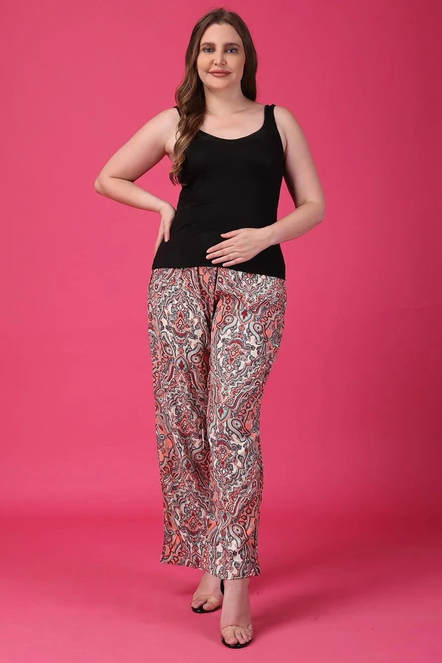 Multicolored Ethnic Printed Pants