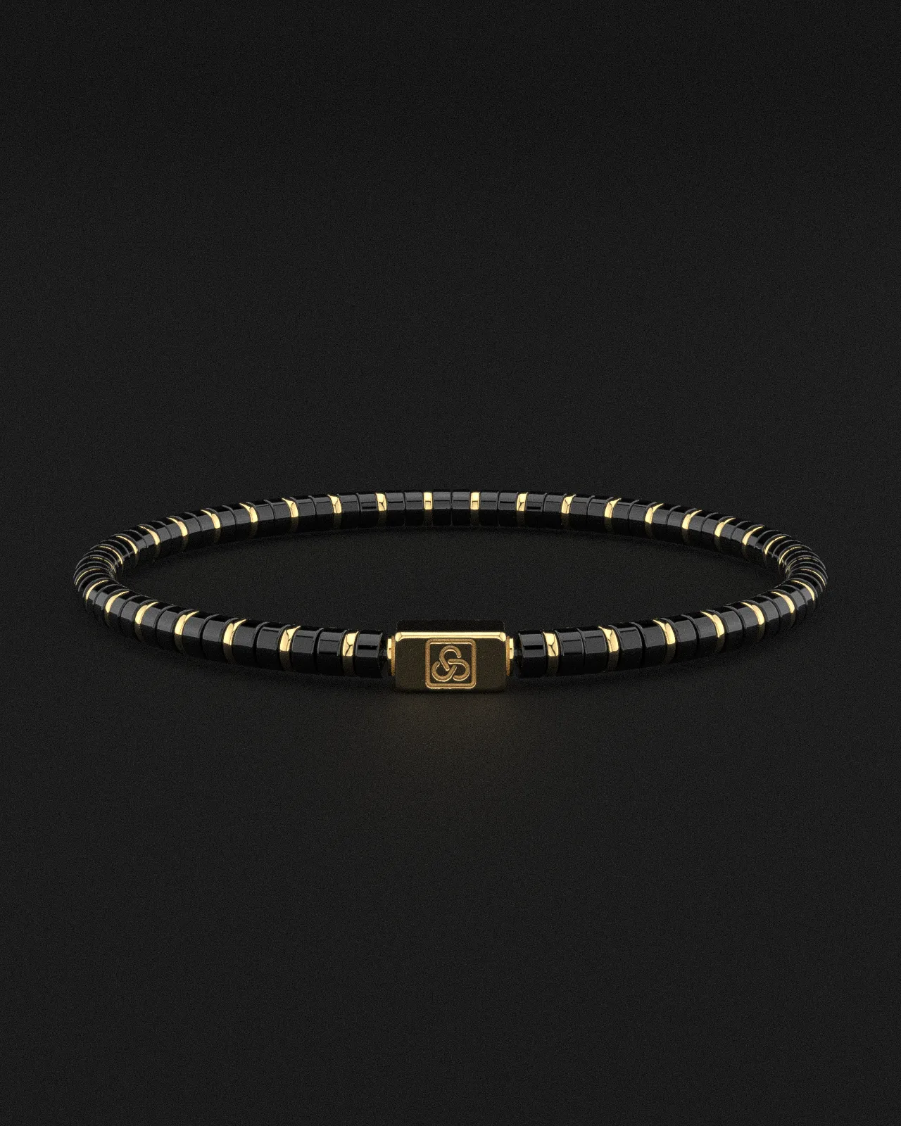 Onyx Bracelet 4mm | Spacer #2