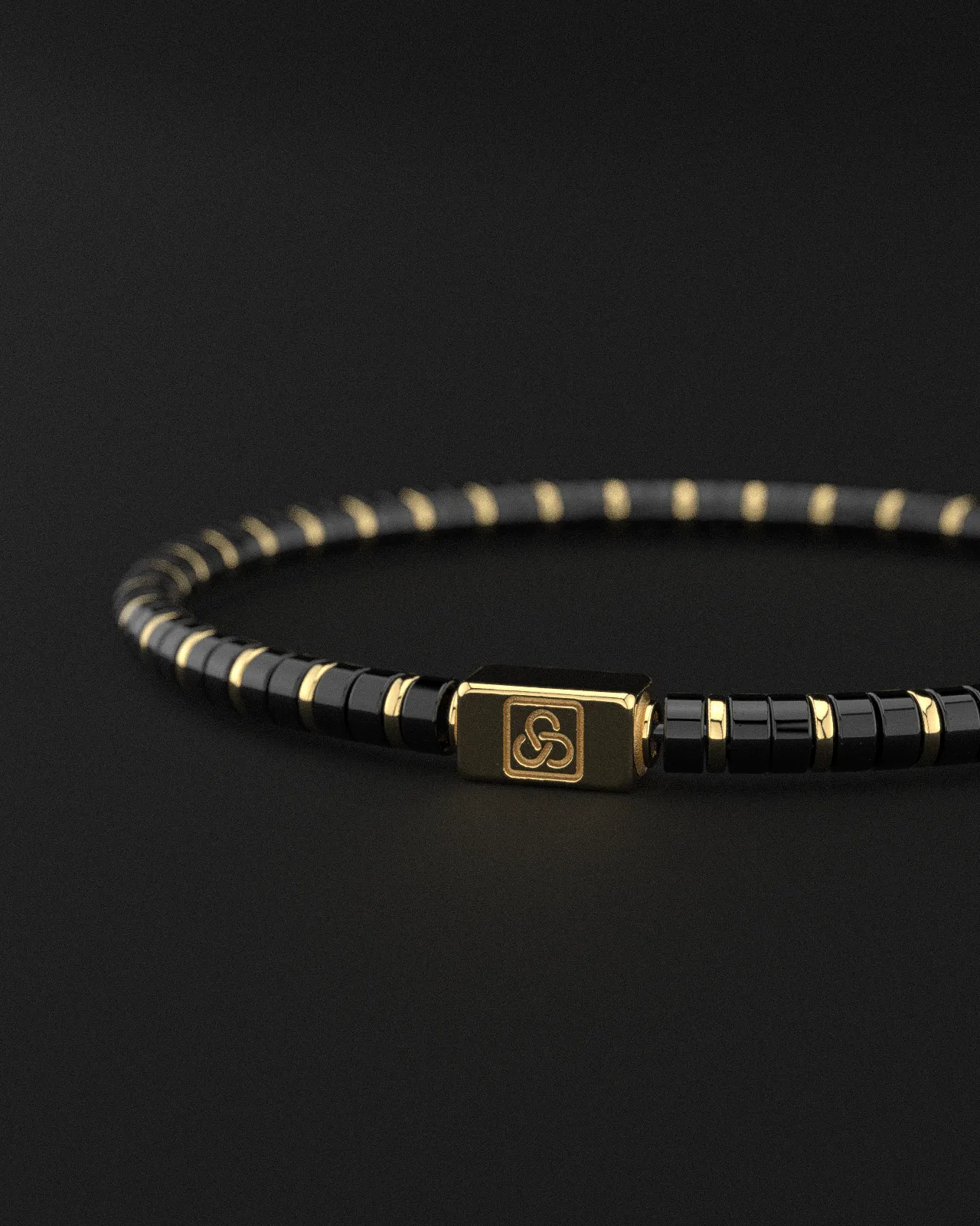 Onyx Bracelet 4mm | Spacer #2