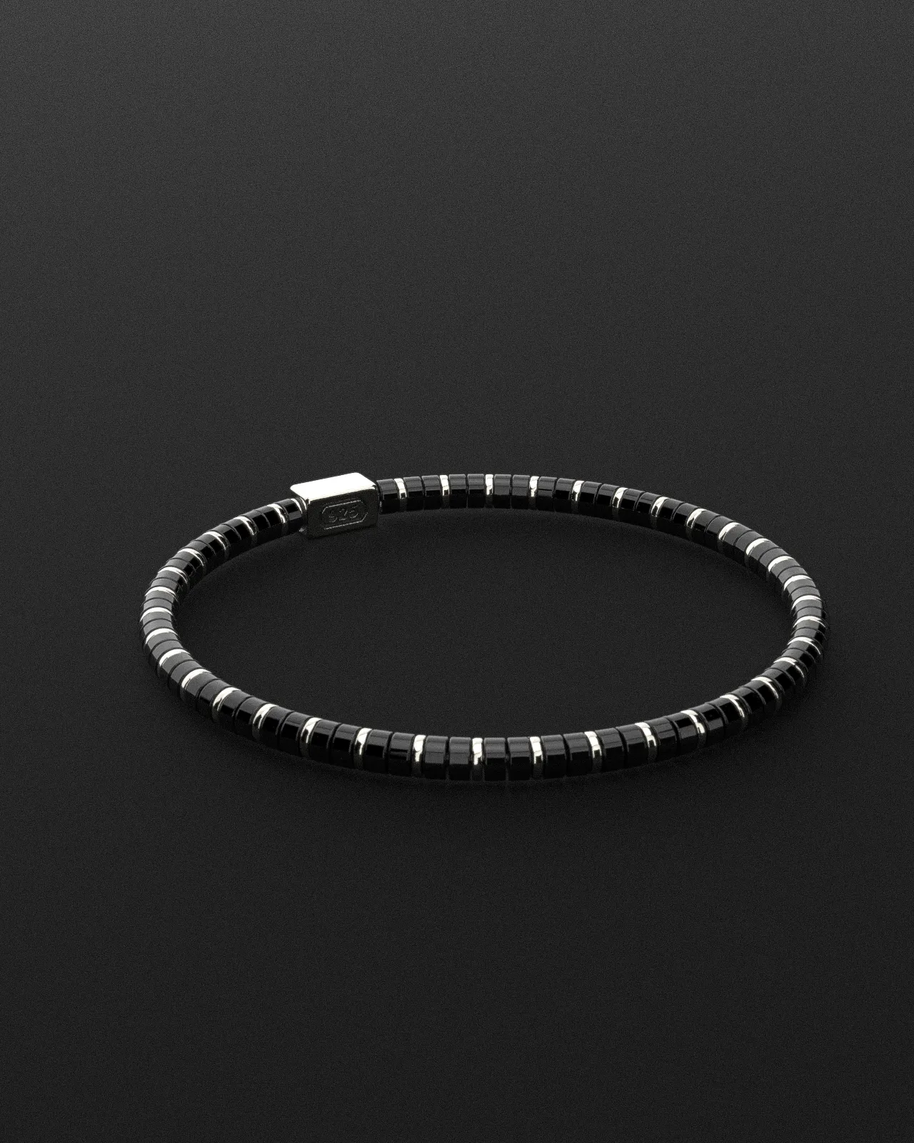 Onyx Bracelet 4mm | Spacer #2