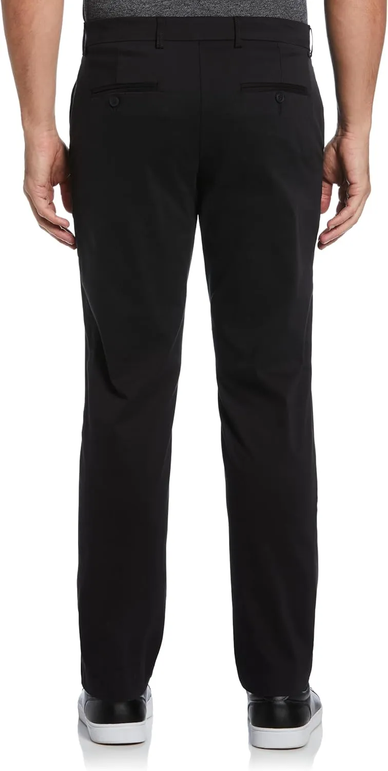 Perry Ellis Men's Portfolio Essentials Slim Fit Cotton Active Waistband Dress Pant