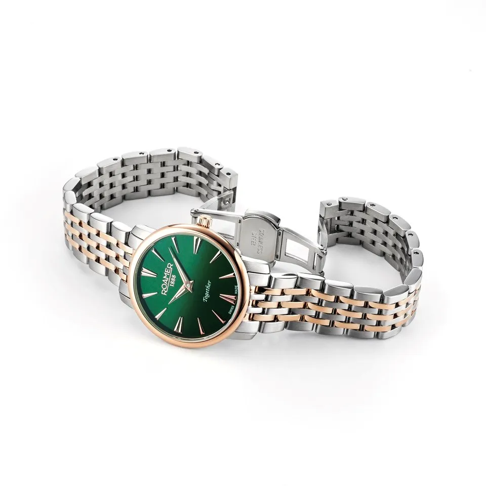 Roamer Together Two Tone Bracelet Watch 991857 49 75 50