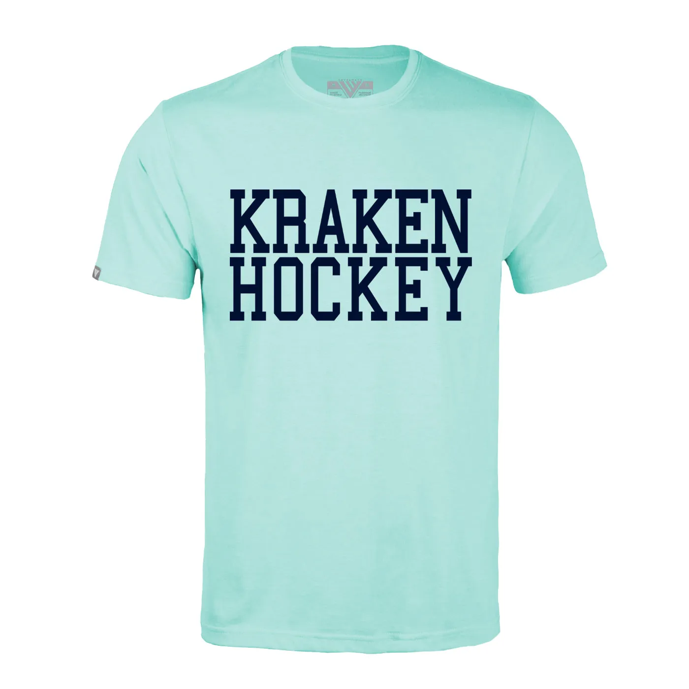 Seattle Kraken Ice Blue Richmond Wordmark Tee
