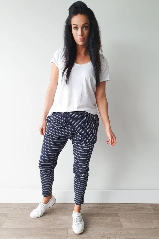 Silent Theory Irrational stripe Pant Navy
