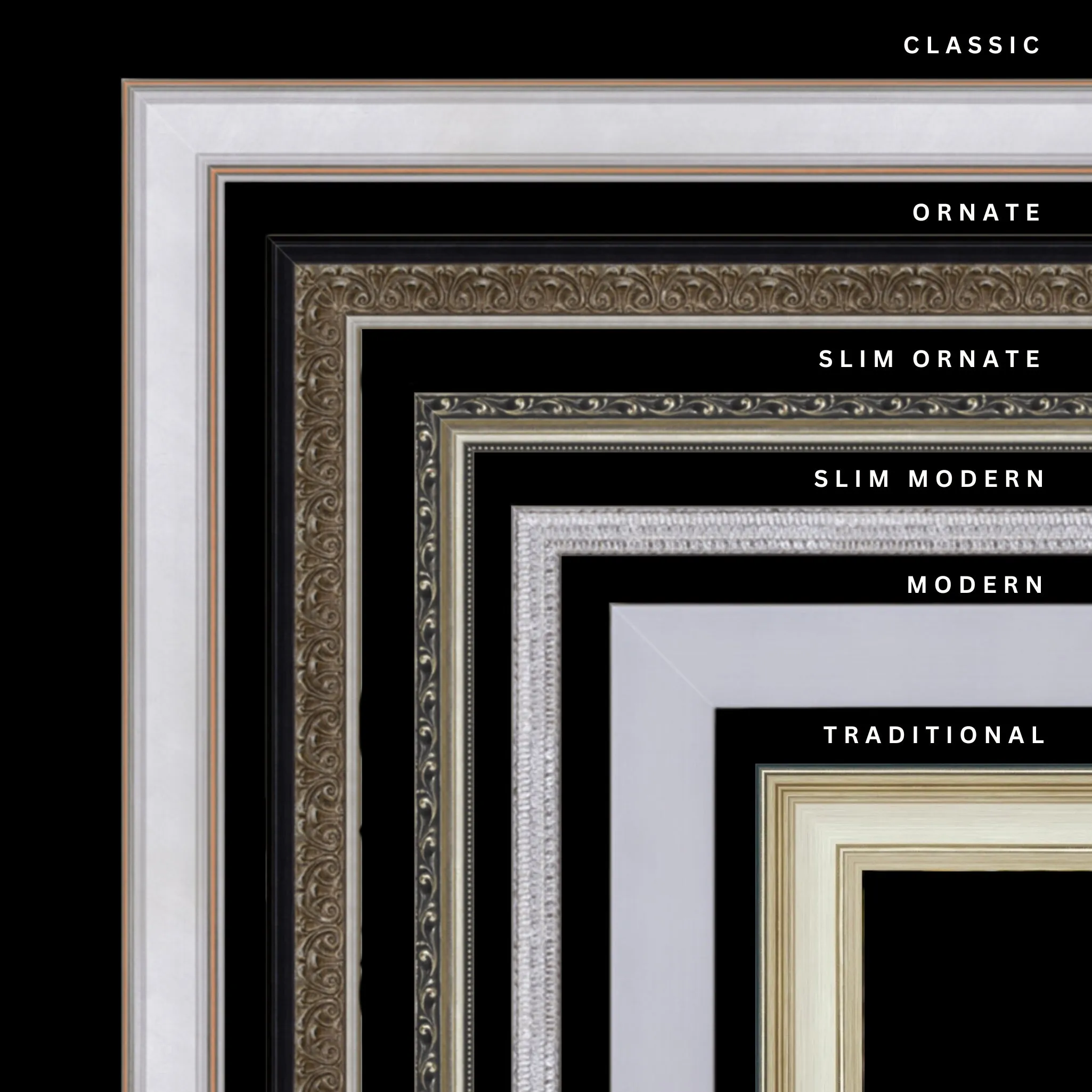Silver 16x23 Picture Frame Ornate Traditional Classic Antique
