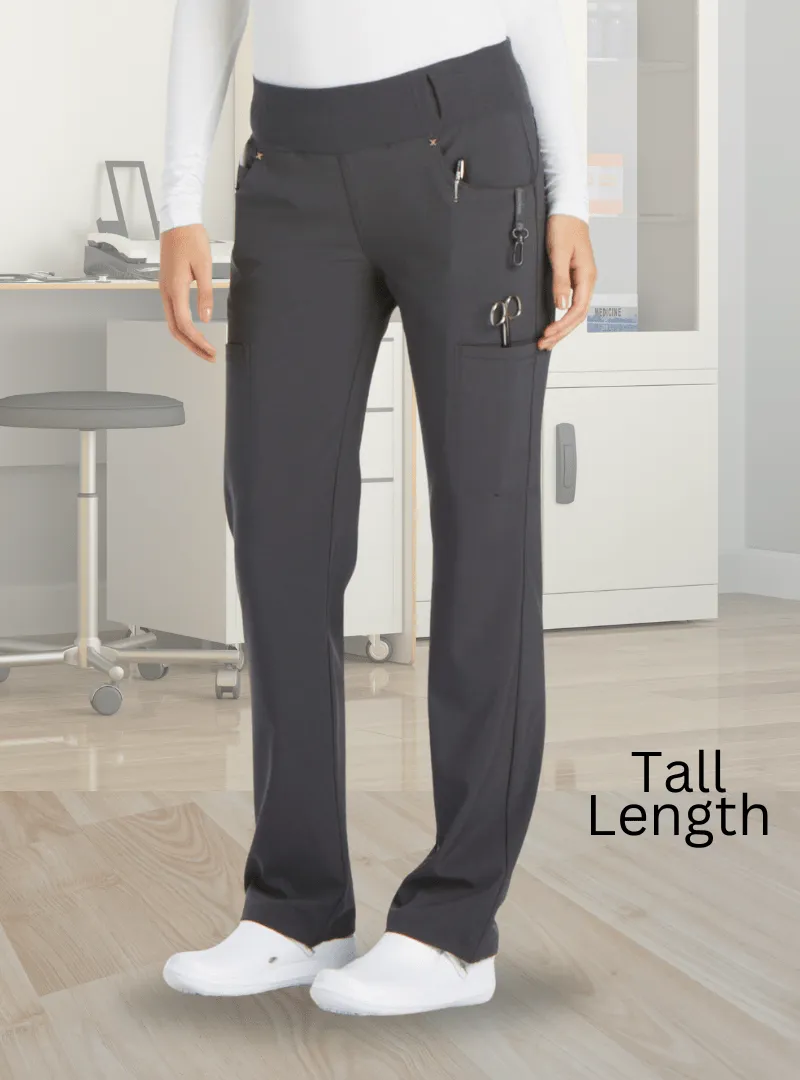 Tend Cherokee iFlex TALL Straight Leg Pull-on Pant Pewter - Inseam 34" (86 cm) TD-CK002TPWT