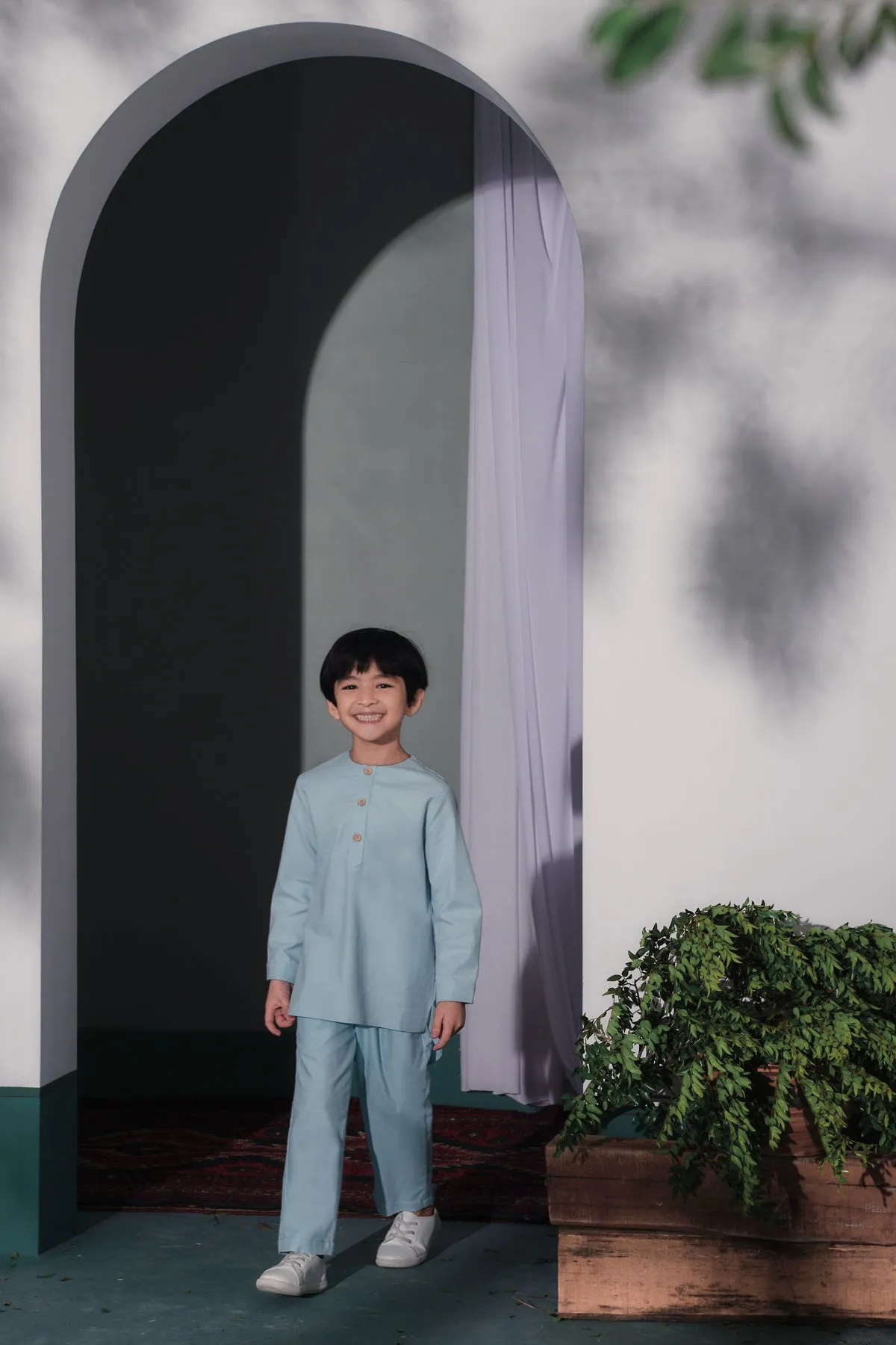 The Bayang Regular Fit Pants - Light Blue