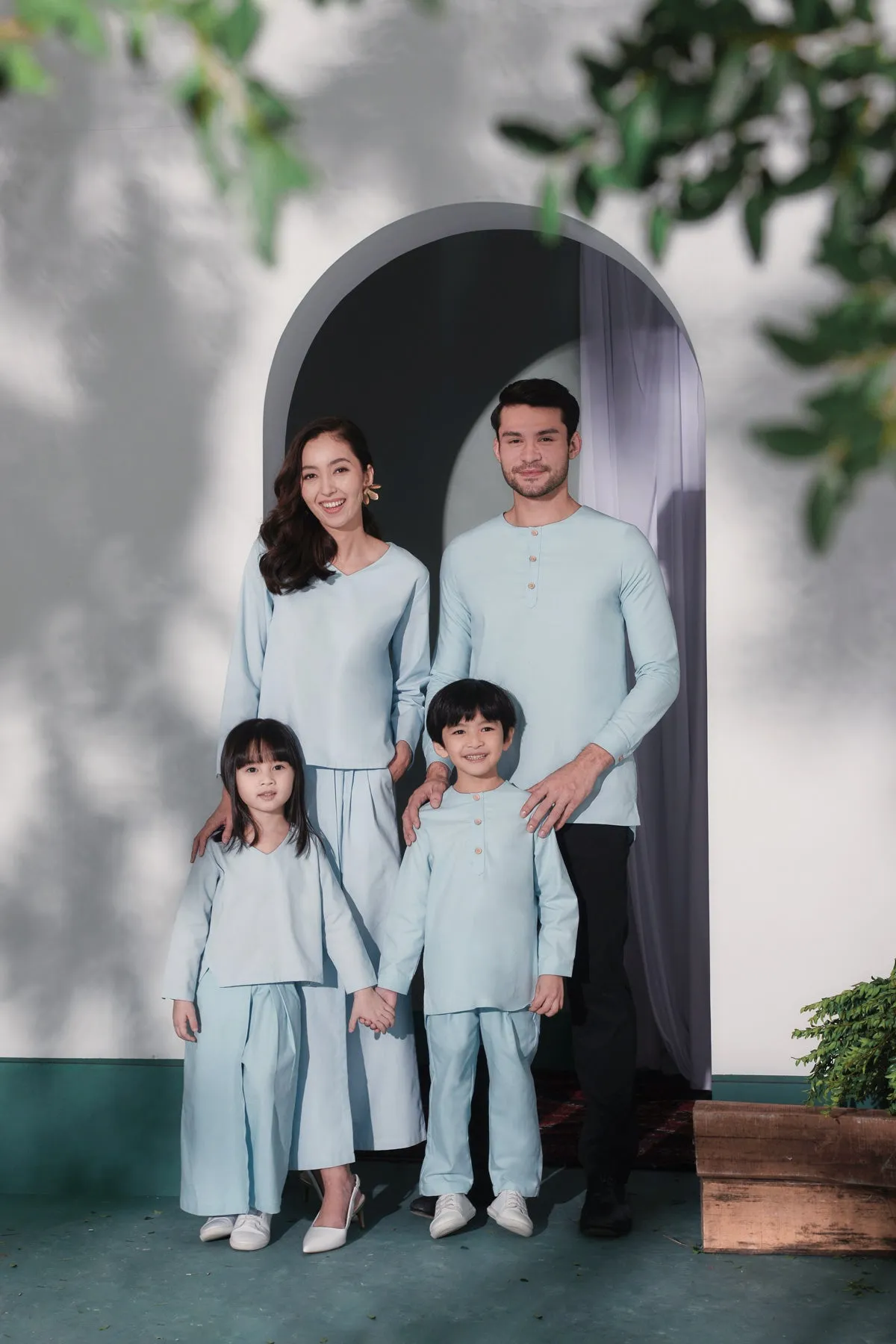 The Bayang Regular Fit Pants - Light Blue
