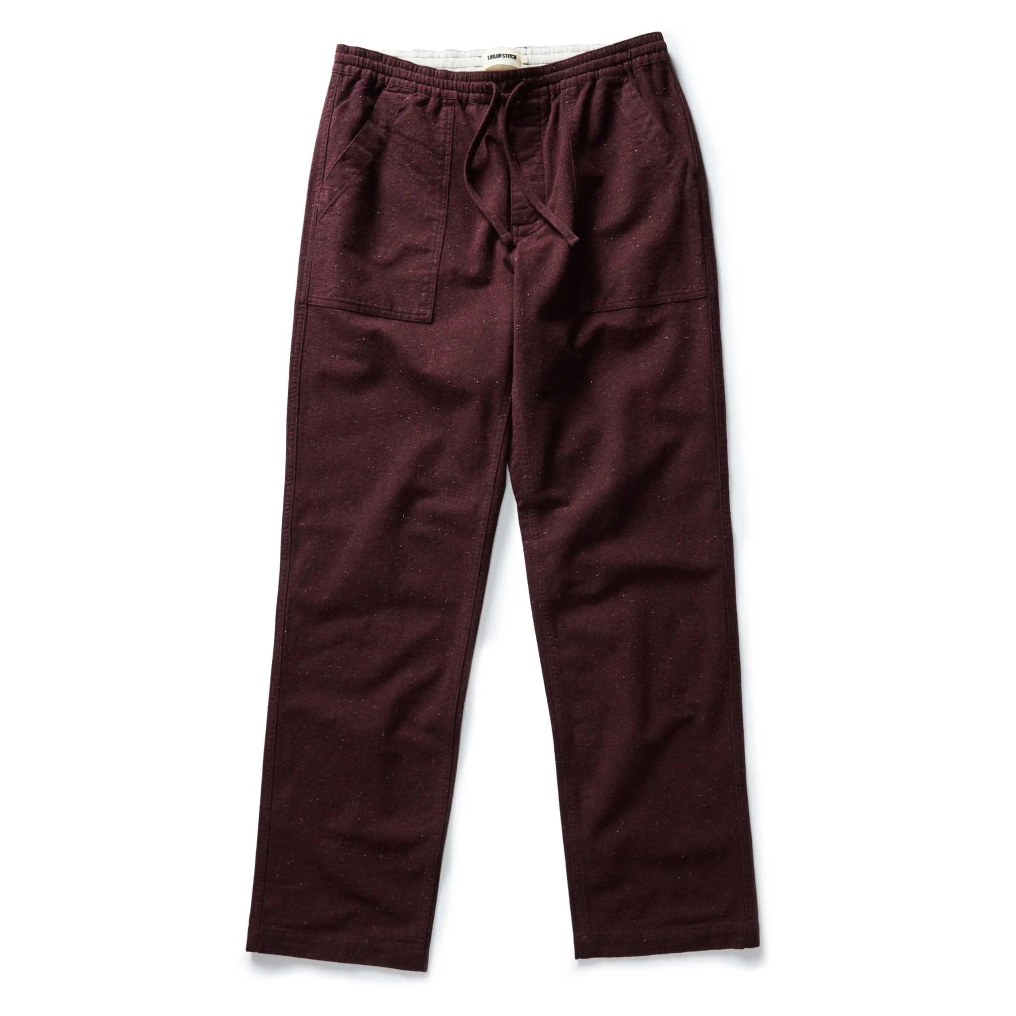 The Breakwater Pant in Nutmeg Donegal